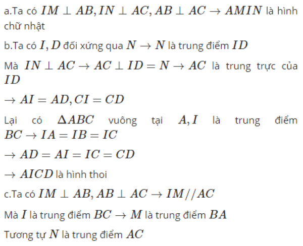 Cho Tam Giác ABC Vuông Tại A (AB