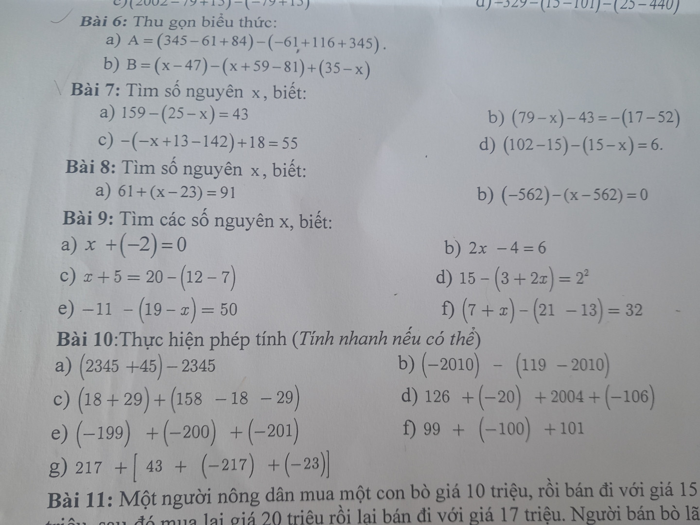Tìm x: -(-x+13-142)+18=55