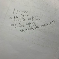 Giải hệ Phương trình 
2x-y=1
x+y=5