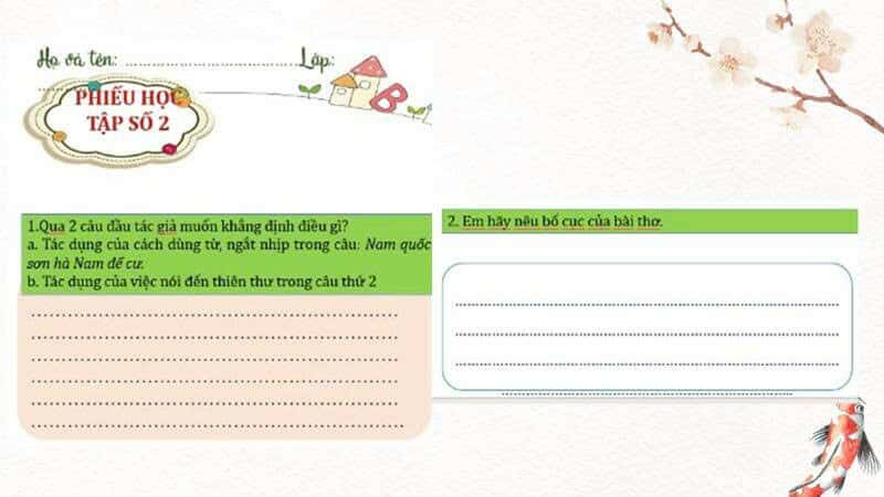 Những dấu hiệu nào giúp bt nam Quốc sơn hà là bài. Thơ thất ngôn