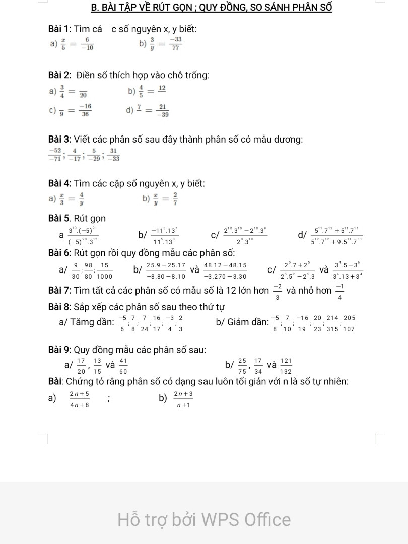 Tìm x biết :
X/-2 = -8/x
