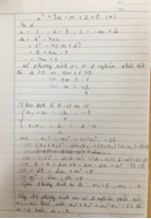 Tìm m để phương trình x2 +3x - m + 2=0 có hai nghiệm phân biệt x1, x2 thoả mãn x