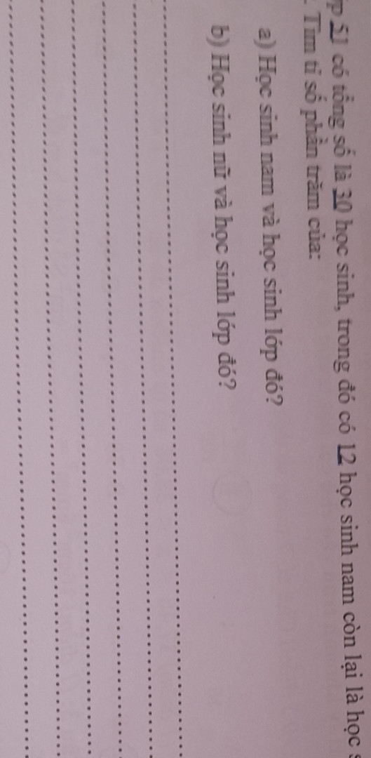Một lớp có 18 học sinh nam và 24 học sinh nữ .tính
A, số học sinh nam so với học sinh nữ chiếm bao nhiêu phần trăm
B, số học sinh nữ so với số học sinh nam bao nhiêu phần trăm 
C,số học sinh nam so với cả lớp chiếm bao nhiêu phần trăm 
D, số học sinh nữ so với cả lớp chiếm bao nhiêu phần trăm