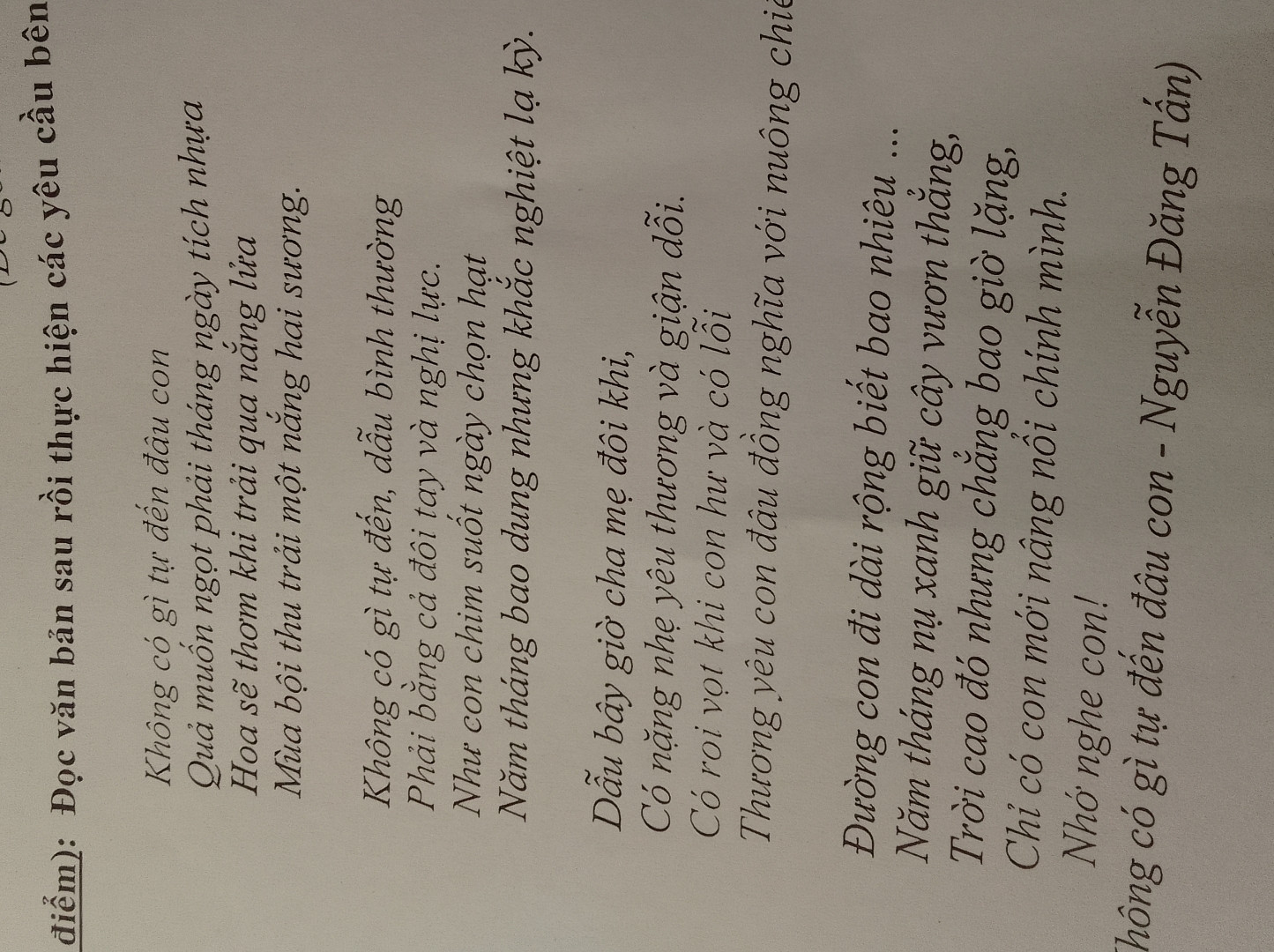 Bài thơ trên ₫ược viết theo thể thơ nào bài thơ là lời nhắn nhủ từ ai với ai