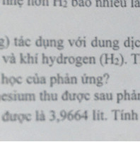 Cho 4,8 Mg tác dụng với dung dịch HCl thu được MgCl2 mà H2. Thể tích khí H2 thu được ở đkc
a. Viết phương trình hoá học của phản ứng 
b. tính khối lượng Mg thu được sau phản ứng
c.nếu thể tích H2 thu được là 3,9664 lít. Tính hiệu quả suất của phản ứng