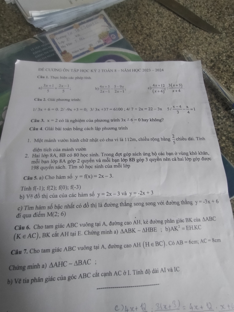 Giải bài toán bằng cách lập phương trình