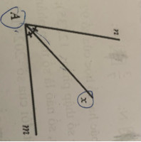 Cho hình 1 biết Ax là tia phân giác của góc mAn và góc mAn=80 độ tính góc mAn