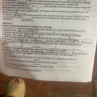 Because there is an increase in cyber bullying, many schools have to update their anti-bullying policies.
→ Because of the