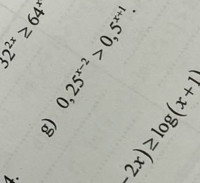 0,25 mũ x-2 lớn hơn 0,5 mũ x+1