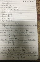 Quãng đường AB dài 90km được chia thành ba chặng bằng nhau .Xe đi hết chặng thứ nhất trong 20 phút , chặng hai trong 30phut , chặng thứ 3 trong 1 giờ .Tính vận tốc trung bình của xe trên mỗi chặng đường và trên cả đoạn đường AB?