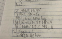 cho tam giác mnp vuông tại m i thuộc np , i là trung điểm của np mn bằng 6cm mp bằng 8cm từ i kẻ đoanj thẳng song song với mn cắt mp tại a từ i kẻ đoanj thẳng song song với mp cắt mn tại b . chứng minh diện thích tam giác mnp tứ giác mbia là hình chữ nhật