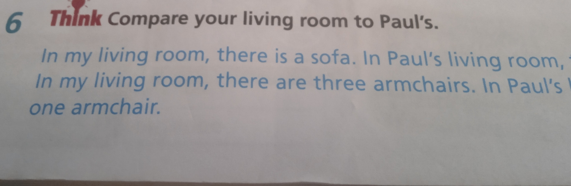Think compare your living room to pauls