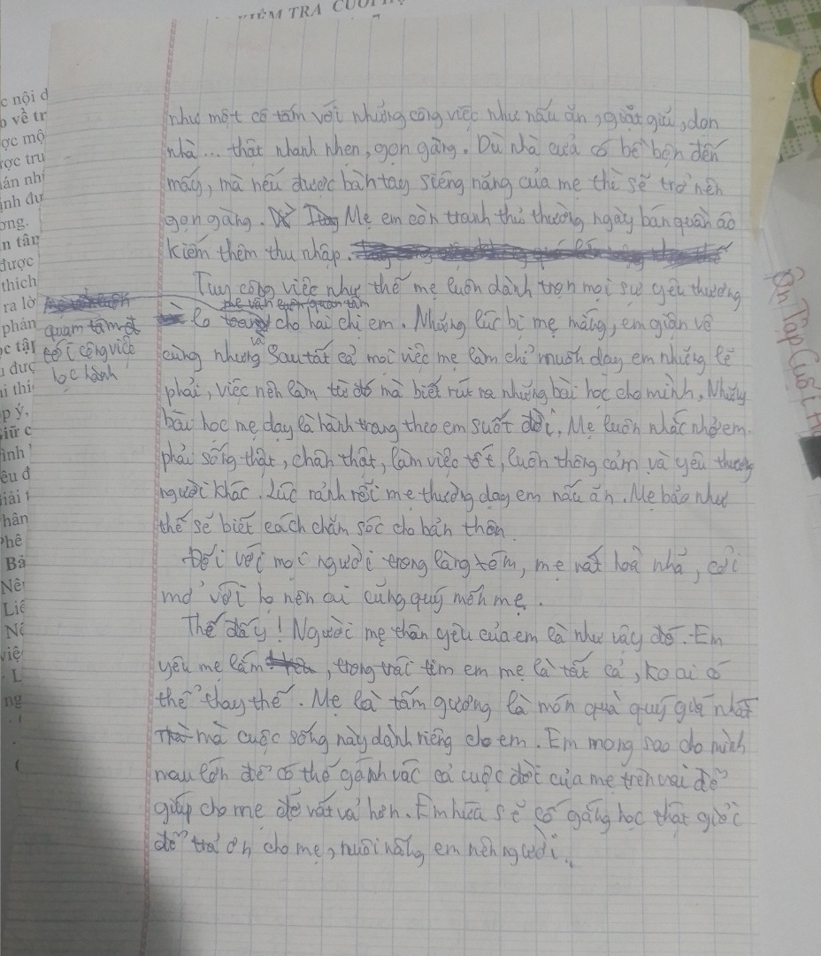 Viết bài văn về biểu cảm của người thân
(Mong viết dài dài ạ,mai thi)