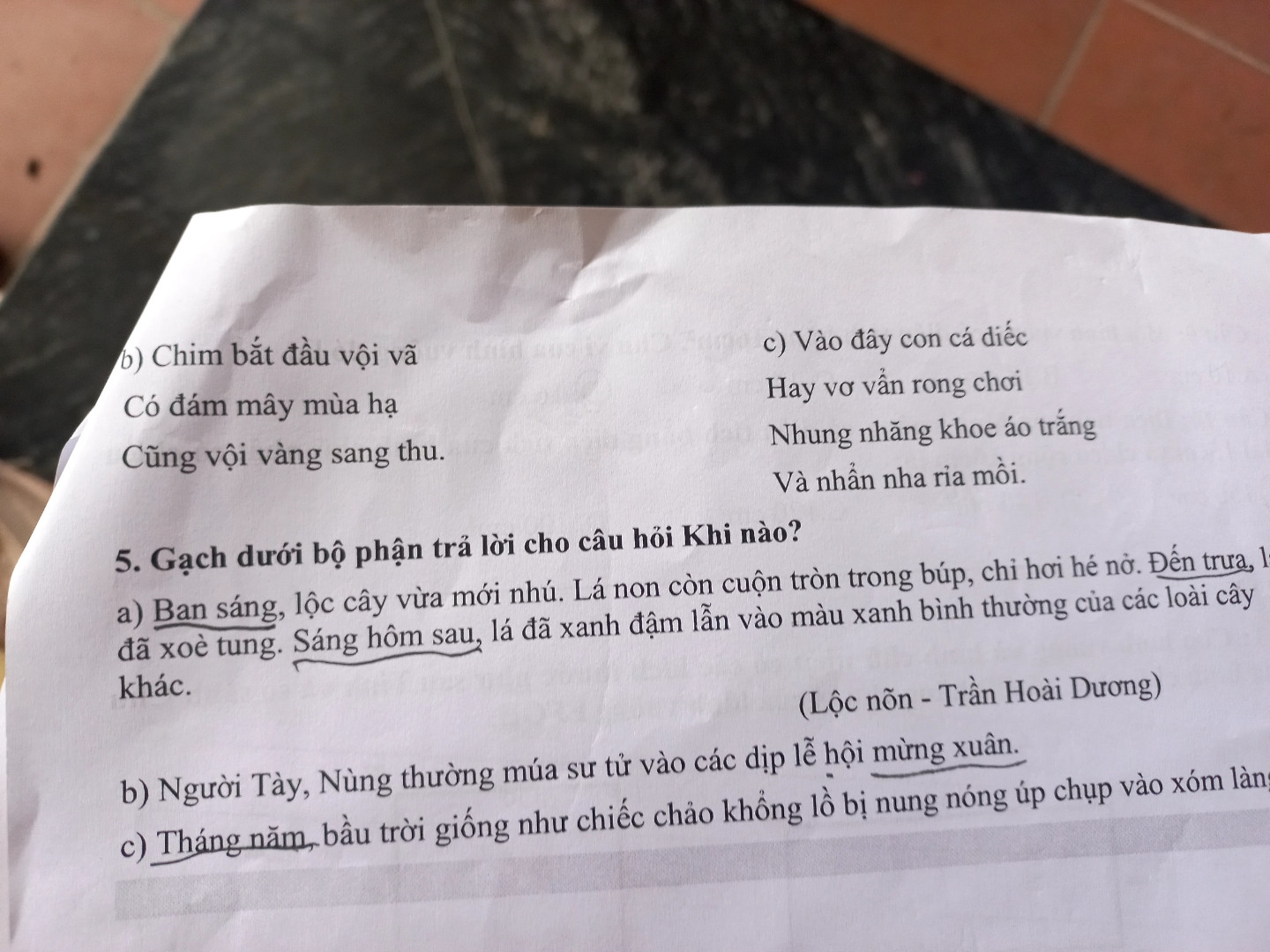 Giải thực hành tiếng viết trang 12,13,14,15,16,17,18,19