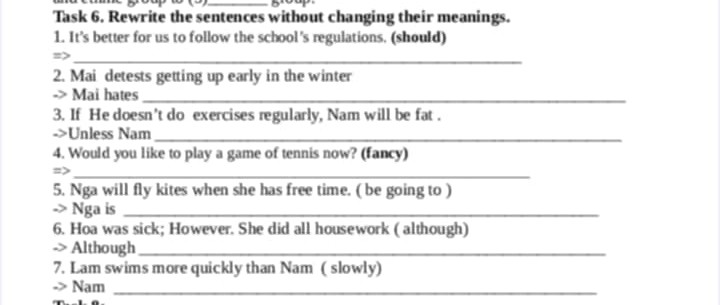 it's better for us to follow the school's regulations