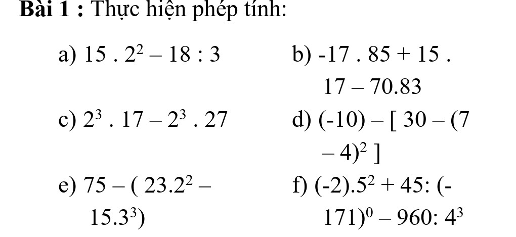Tính giá trị của biểu thức:[(195+35:7):9+195]×2-400
Liệt kê các số nguyên tố nhỏ hơn 13
Tìm ước chung lớn nhất của 16;80và 176