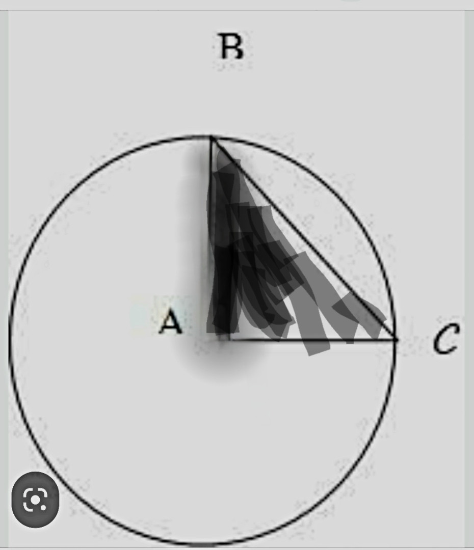 Tính diện tích phần hình được tô đậm , biết đường kính 2,6 m.