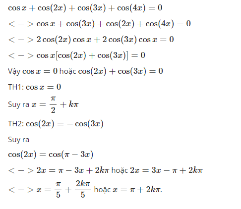 Cosx cos 3x