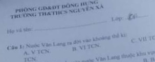Nhà nước Văn Lang ra đời trong hoàn cảnh nào?