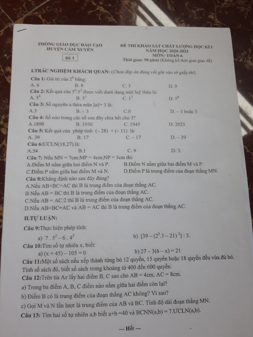 Thực hiện các phép tính (tính cách hợp lí nếu có thể 
a)3²:3+1
b)2011+2012+2013+2014+2015+2016+2017+2018+2019