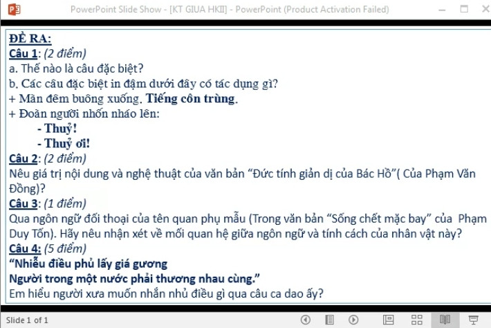Các câu đặc biệt in đậm dưới đây có tác dụng gì 
 Màn đêm buông xuống. Tiếng côn trùng 
Đoàn người nhốt nháo lên: 
Thủy 
Thủy ơi