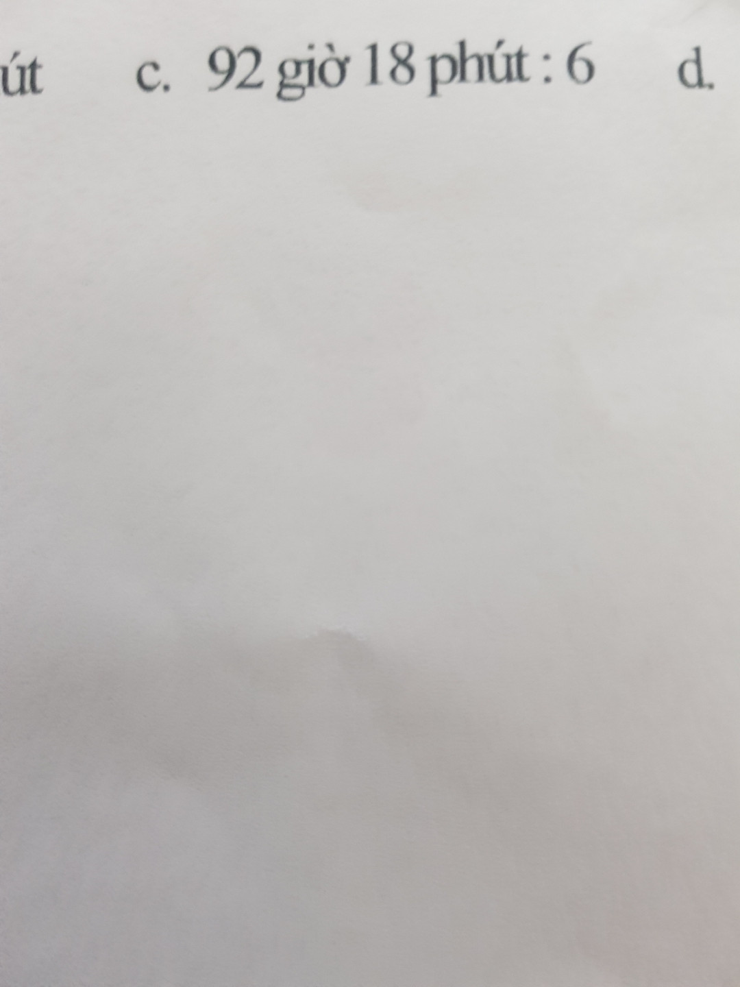 Lựa chọn đáp án đúng nhất:4 giờ 29 phút + 6 giờ 18 phút = ?A. 10 giờ 45 phút