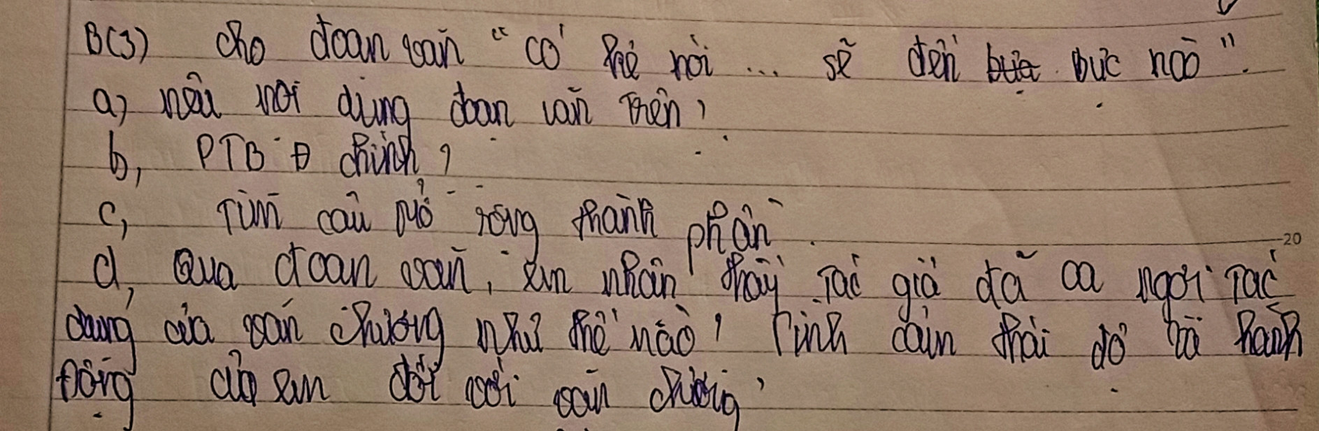 Giải nhanh giúp mình cảm ơn ❤