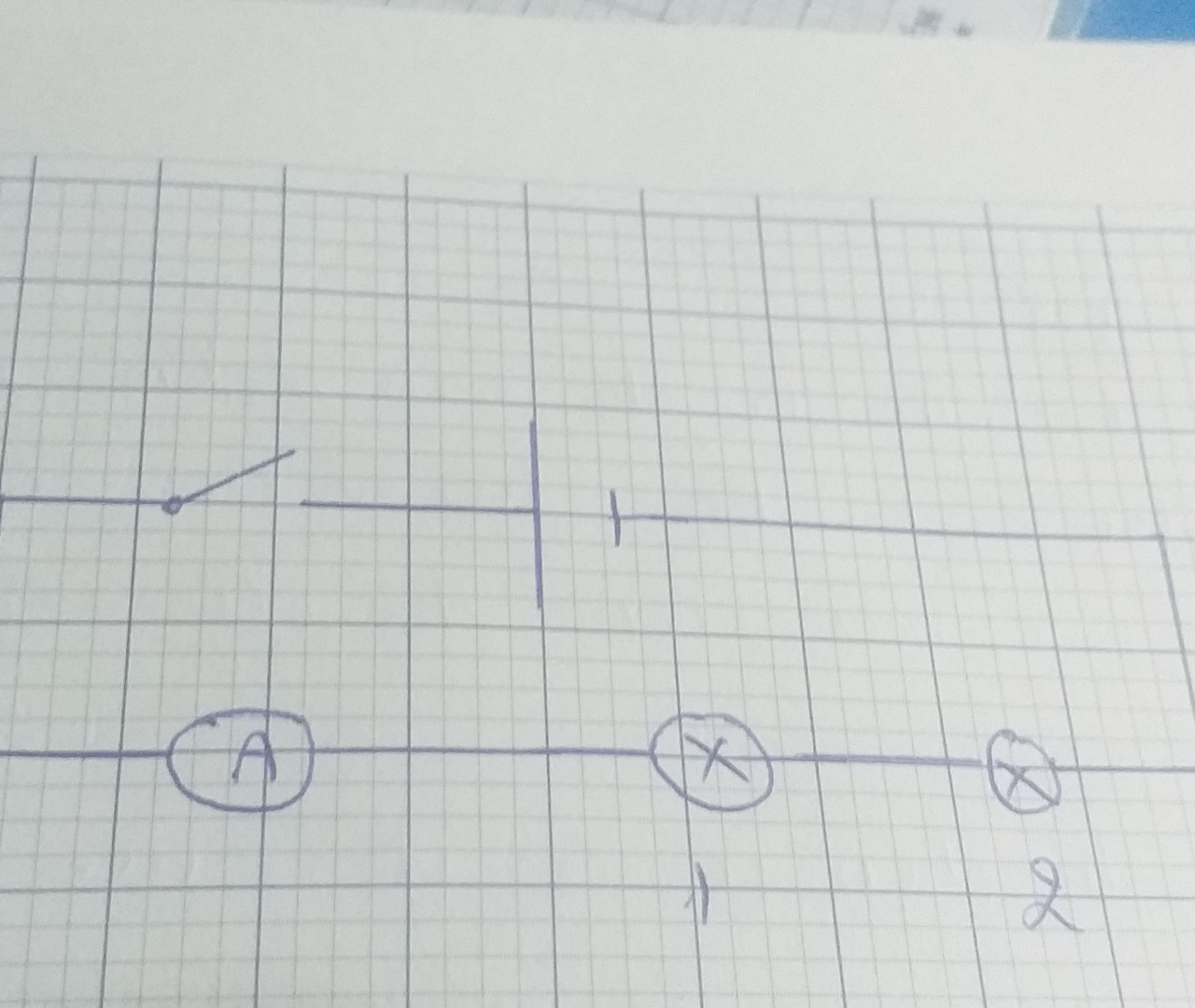 vẽ sơ đồ mạch điện gồm một nguồn điện một khóa K đóng hai đèn Đ1,Đ2 mắc nối tiếp nhau. Đúng mũi tên chỉ chiều dòng điện trong sơ đồ mạch điện trên