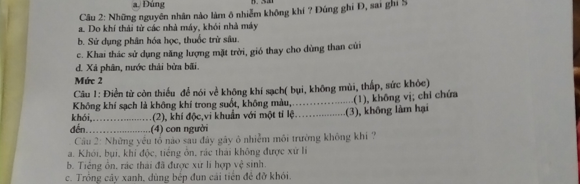 Các hoạt động của con người làm giảm sút độ đa dạng sinh học