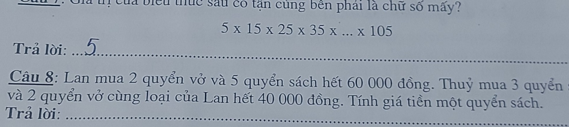Số chẵn bé nhất có 5 chữ số mà tổng các chữ số bằng 15 chia cho 5 dư 2