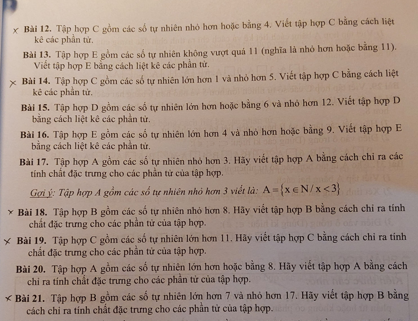 Mn ơi giúp mk với đề bài dưới bình luận nha.Những bài nào đánh dấu x là bài đó lm nha.