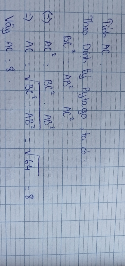 1. Cho tam giác ABC vuông tại A đường cao AH có, AB=6cm,BC=10cm.Tính AH,CH,AC,BH