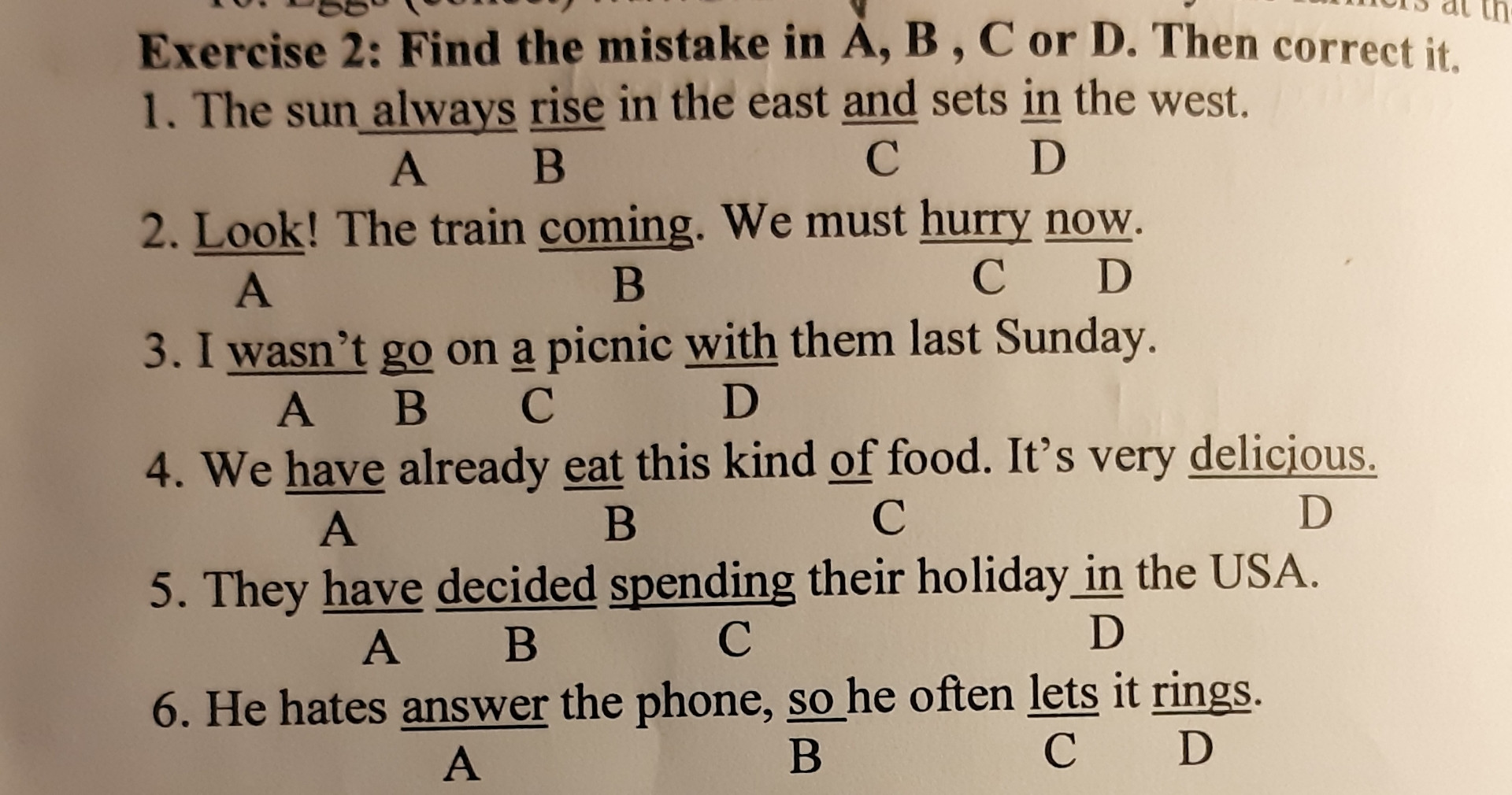 Tường thuật lại các câu sau:1.mr. brown told Ann, 'please give me s