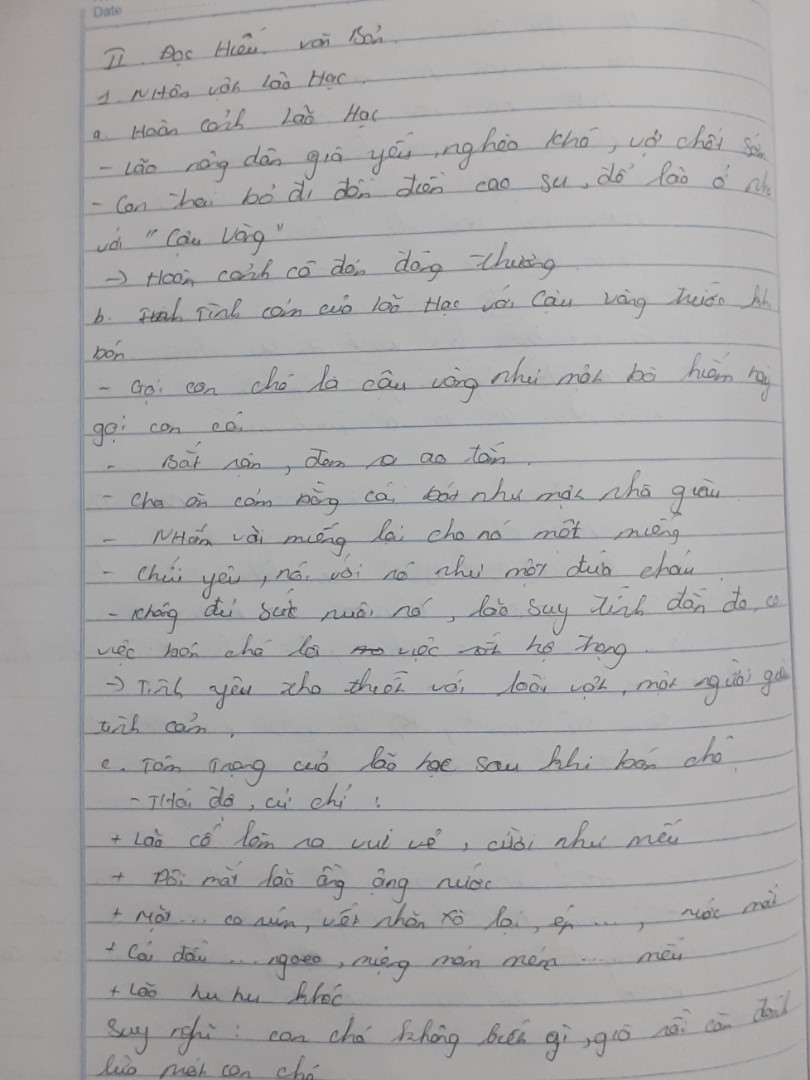 Phân tích nhân vật lão Hạc trong truyện ngắn cùng tên của Nam Cao