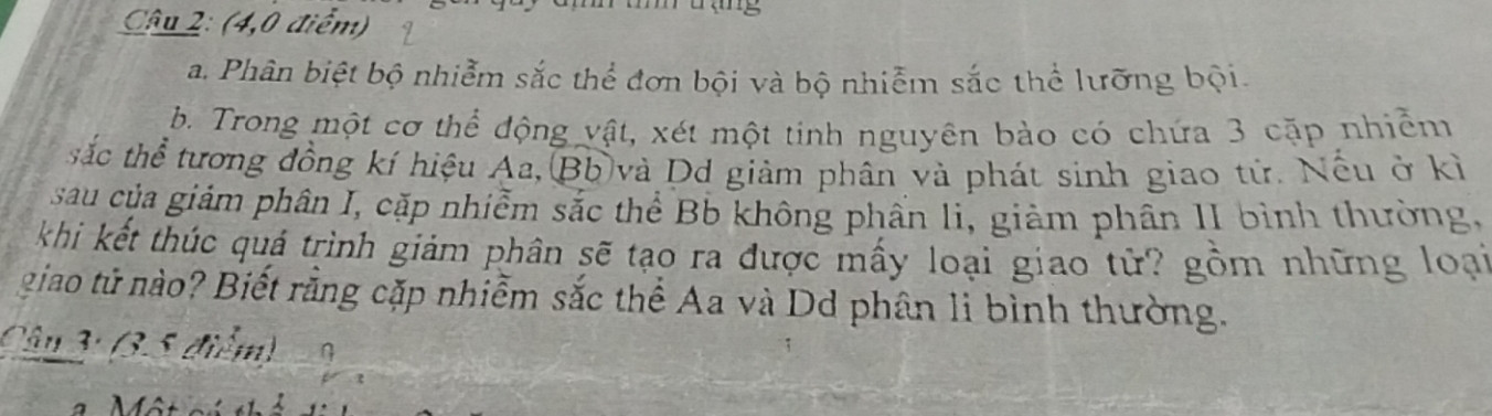 Giúp mình câu sinh này với ạ