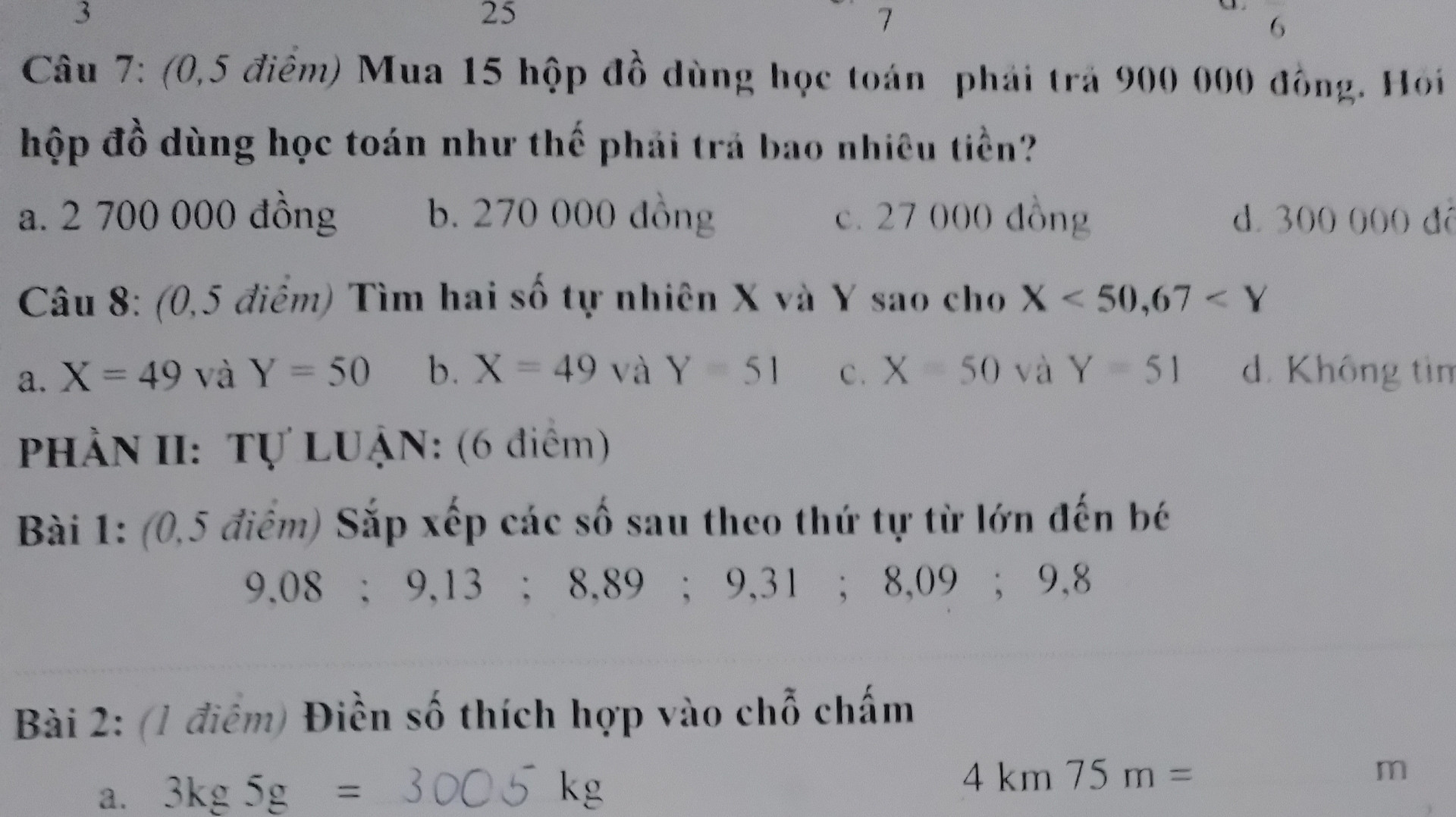 Mua 12 hộp đồ dùng học toán hết 180 000 đồng. Hỏi mua 36 hộp đồ