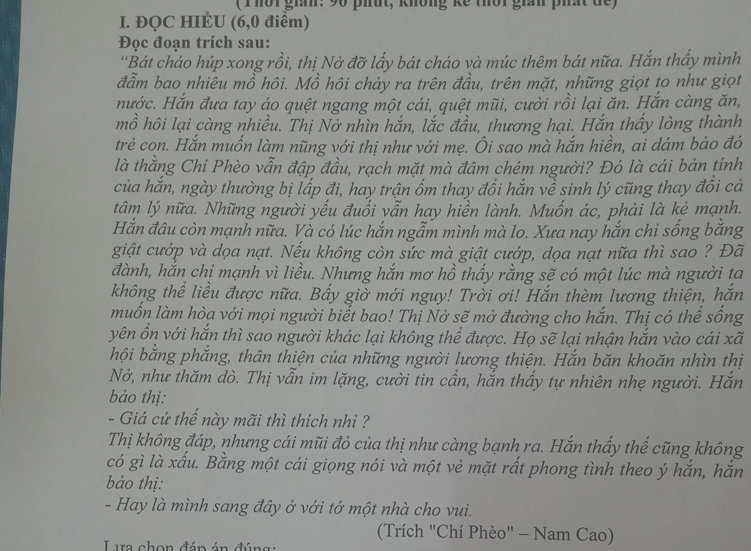 hãy viết bài văn nghị luận phân tích đánh giá chủ đề và những nét đặc sắc về nghệ thuật của đoạn trích trên