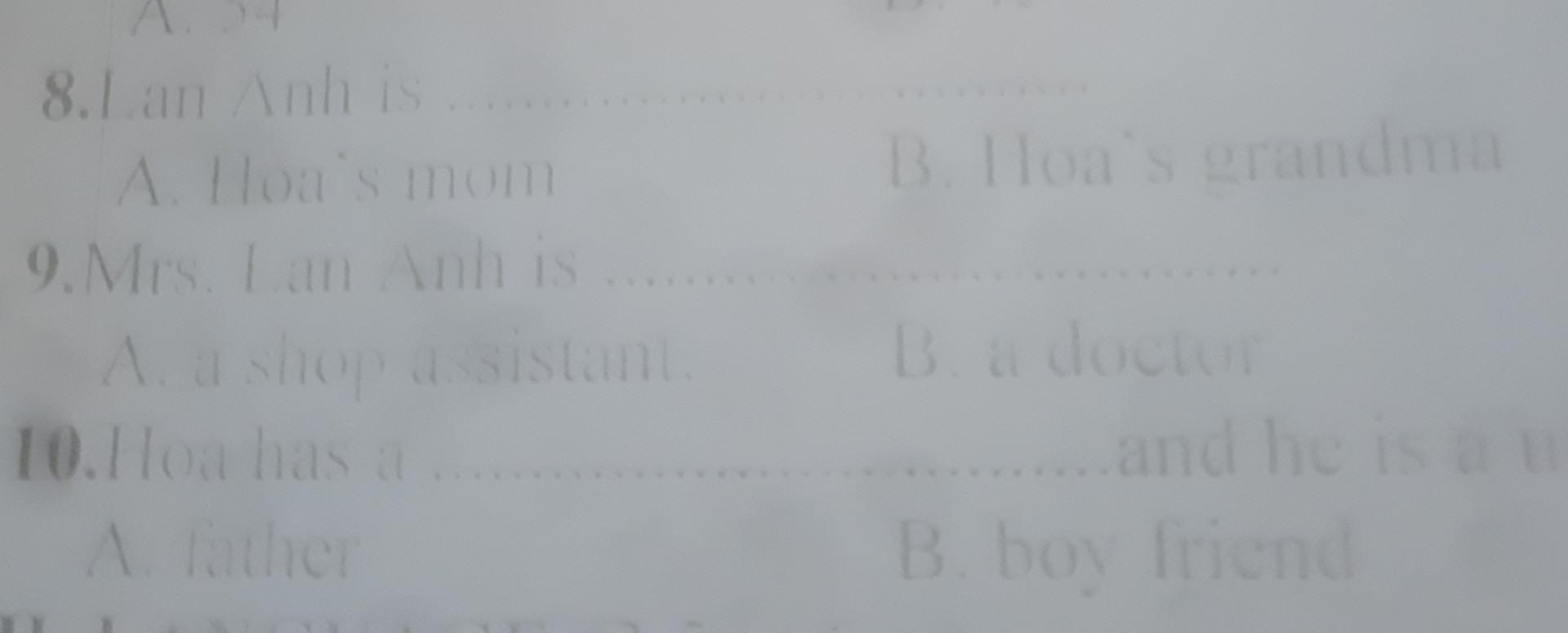 we are learning English (now)