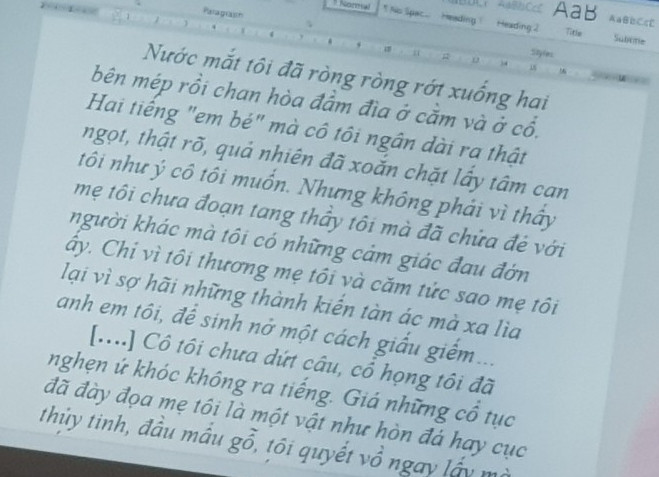 Đoạn trích từ nước mắt tôi đã ròng ròng xuống.... mà nghiến cho kỳ nát vun mới thôi của tác phẩm trong lòng mẹ
Nêu nội dung chính của đoạn trích trên 
Từ đonaj trích trên, em hãy trình bày suy nghĩ của mình về tình mẫu tử bằng một đoạn văn ngắn 5-7 dòng
Mọi người giúp em với ạ, em đang cần gấp. Cram ơn mọi người nhiều ạ!