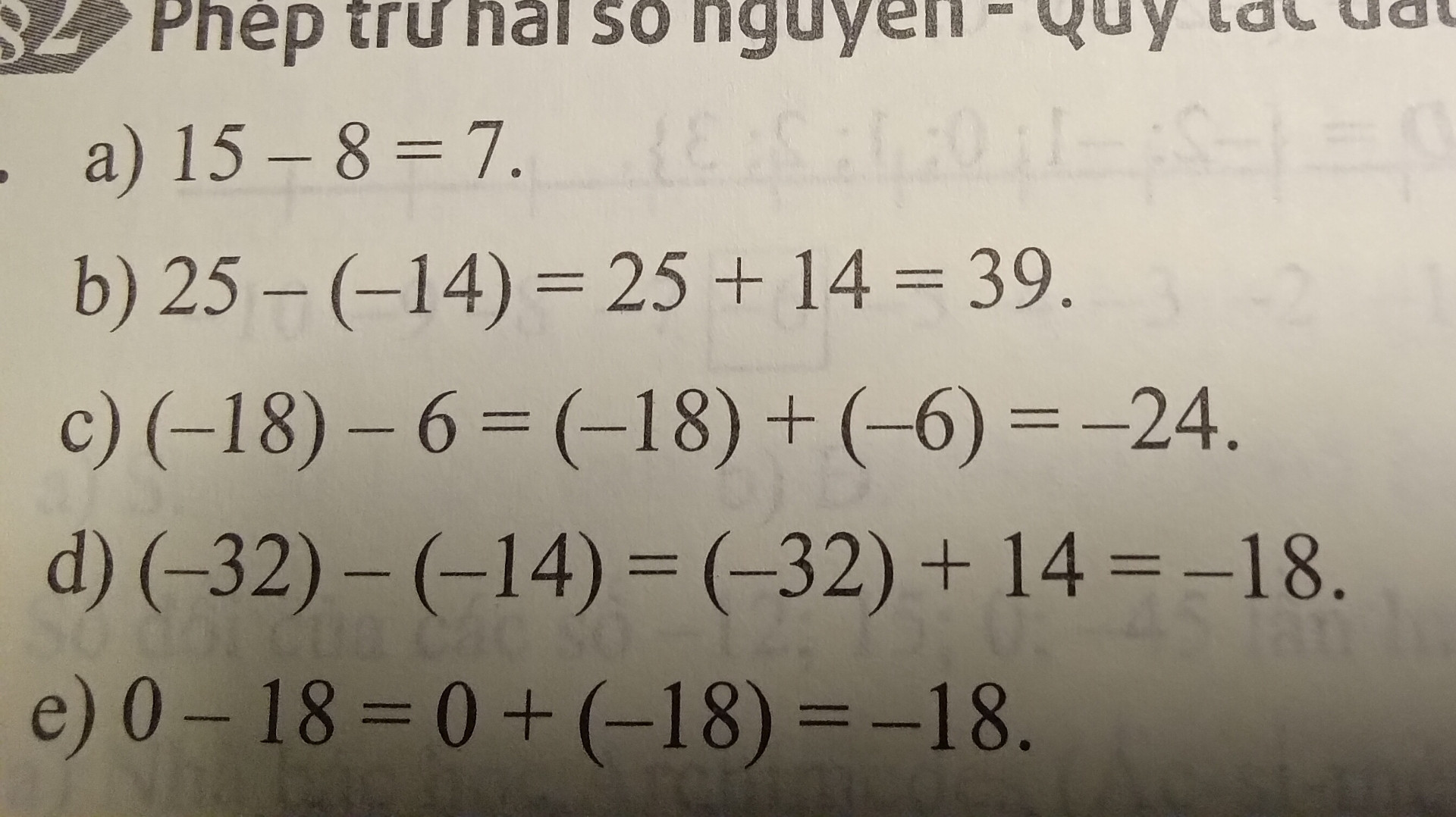 Tính 15-825-(-14)(-18)-6(-32)-(-14)0-18