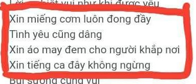 4 câu trên nói lên điều gì