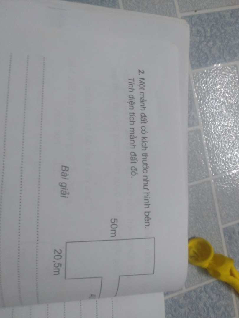 Luyện tập về tính diện tích trang 18bài 2