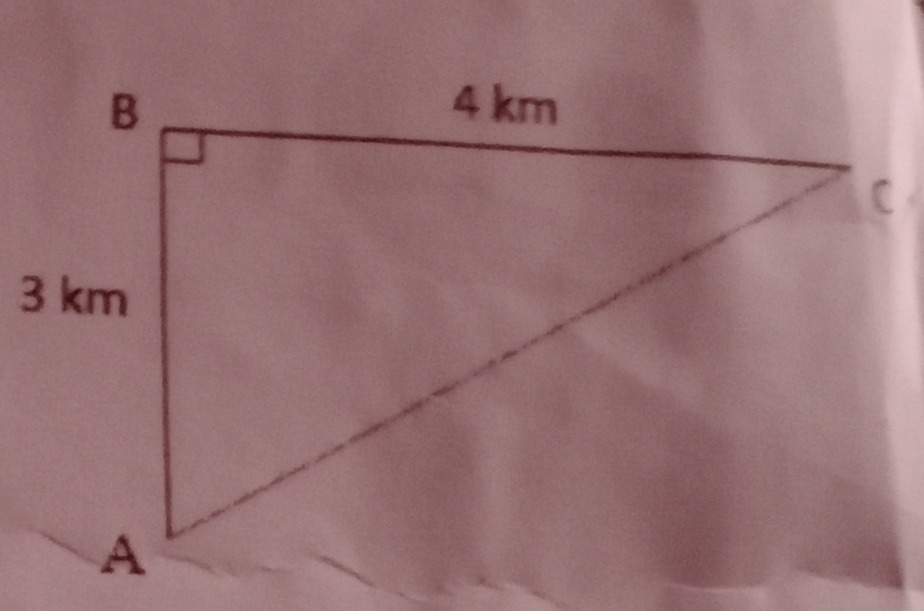 Bài tập 4: Hai người đi xe đạp từ A đến C, người thứ nhất đi theo đường từ A đến