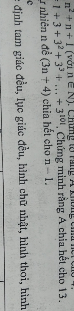 Bài 4 (2,5 điểm). Mảnh vườn hình chữ nhật ABCD có kích thước như hình vẽ. Ở chín