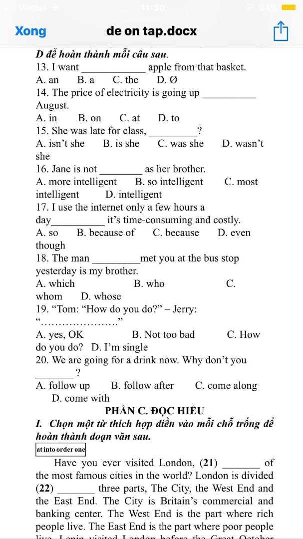 She last wrote to me seven months ago