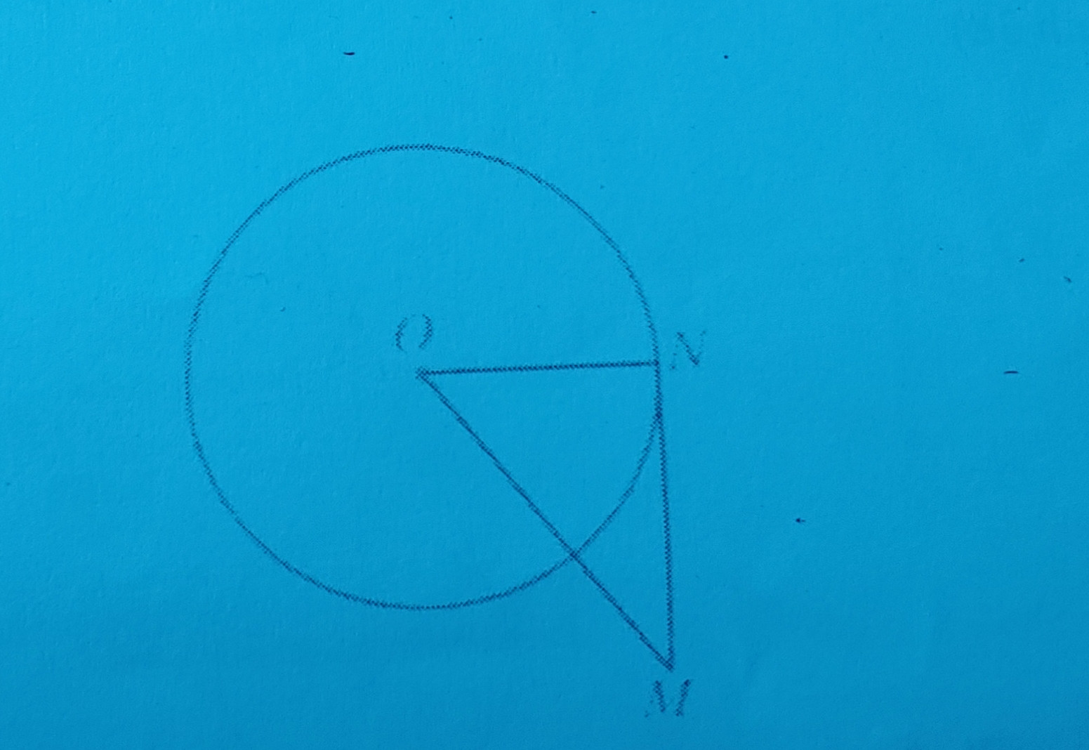 Cho điểm M nằm ngoài đuòng tròn(O;3)thỏa mãn OM=5cm.Đường thẳng MN đi qua M và tiếp xúc vs đường tròn(O)tại N
a/ Tam giác OMN có phải là tam giác vuông ko vì sao
b/tính độ dài đoạn thẳng MN
Tớ cần gấp ạ