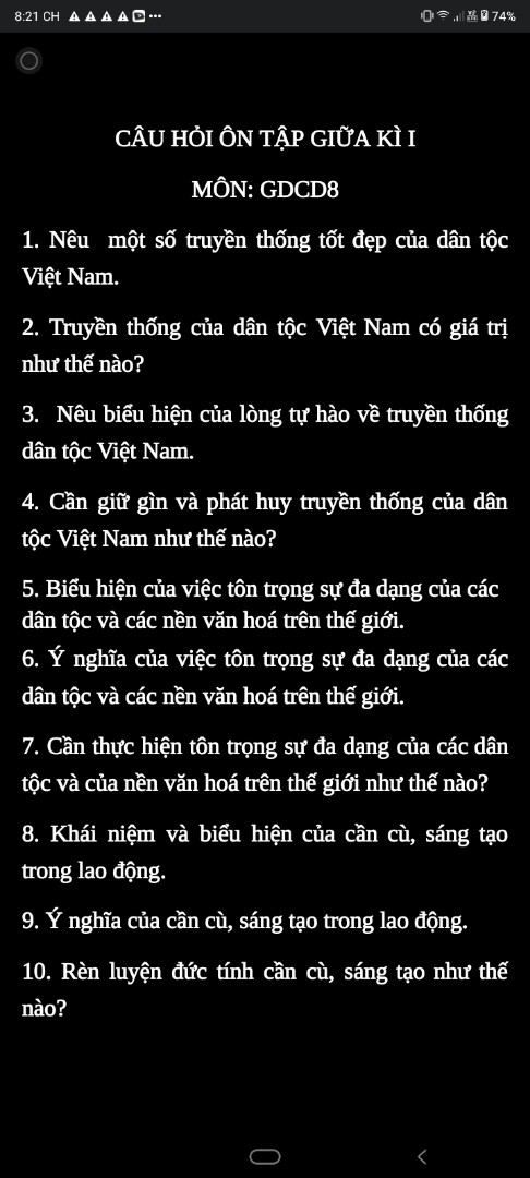 Nêu một số truyền thống tốt đẹp của dân tộc Việt Nam