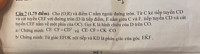 Cho (O;R) và điểm C nằm ngoài đường tròn. Từ C kẻ tiếp tuyến CD và cát tuyến CEF với đường tròn (D là tiếp điểm, E nằm giữa C và F, tiếp tuyên CD và cát tuyến CEF nằm về một phía của OC). Gọi K là hình chiếu của D trên CO.
a/ Chứng minh: CE .CF = CD2 và CE. CF =CK .CO 
b/ Chứng minh: Tứ giác EFOK nội tiếp và KD là phân giác của góc EKF.
cứu em với ạ