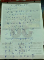 cho phương trình x2 - 2x + m - 3 = 0 (1)( ẩn,m là tham số) a) giải pt (1)khi m=4 b) tìm m để pt (1) có 2 nghiệm x1,x2 thỏa mãn x1²+x2²=23
giúp mình với ạ❤️