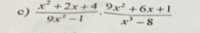 X2+2x+4/9x2-1.9x2+6x+1